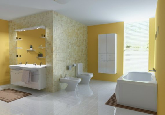 Farbgestaltung Badezimmer